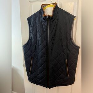 Brooks Brothers Reversible Vest Navy Blue and Grey Vest